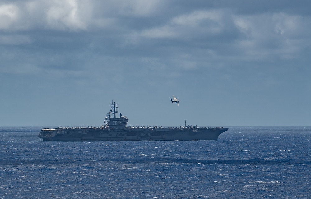 USS Ronald Reagan (CVN 76) conducts air combat-skills practice