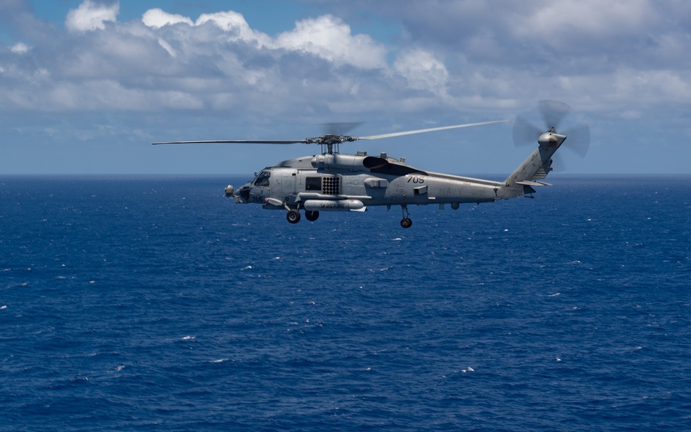 USS Ronald Reagan (CVN 76) conducts air combat-skills practice
