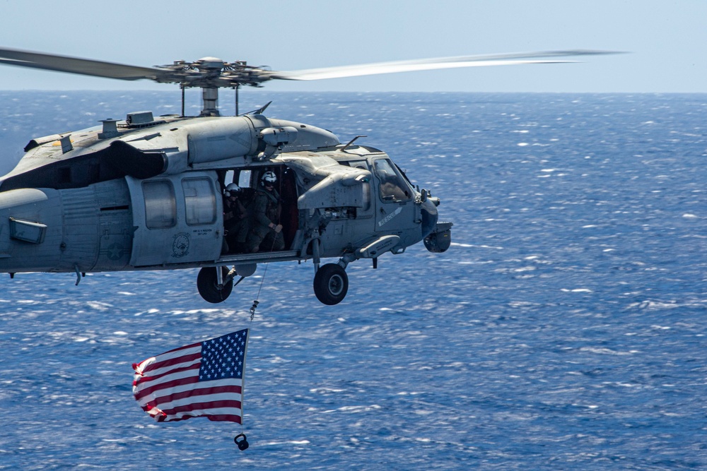 USS Ronald Reagan (CVN 76) conducts air combat-skills practice