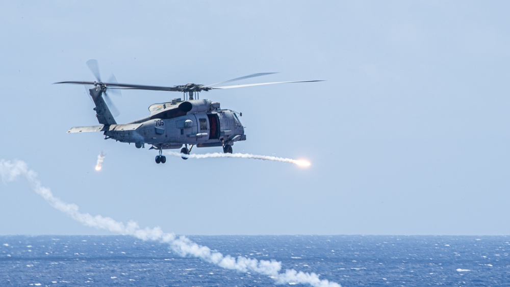 USS Ronald Reagan (CVN 76) conducts air combat-skills practice