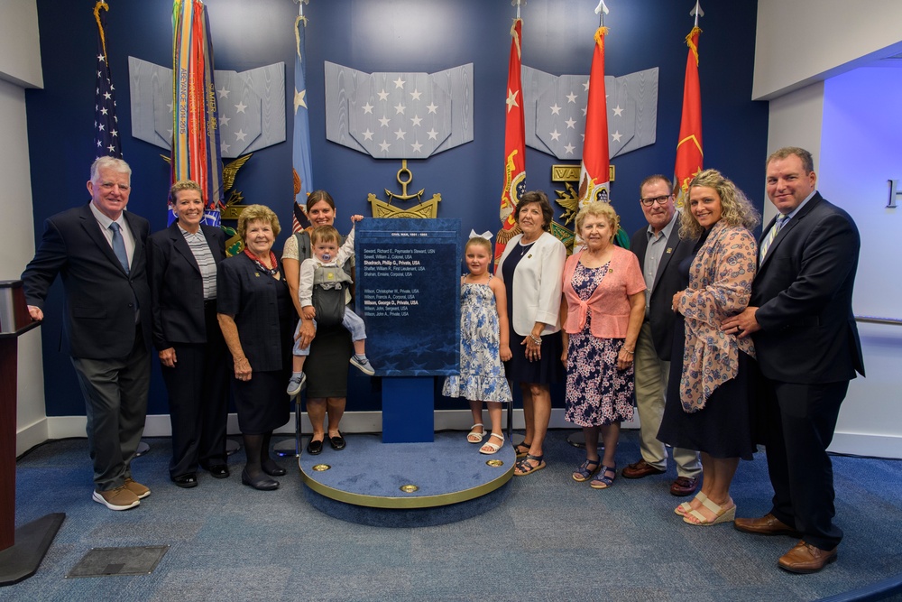 Hall of Heroes Induction Ceremony for Army Pvt. Wilson and Pvt. Shadrach