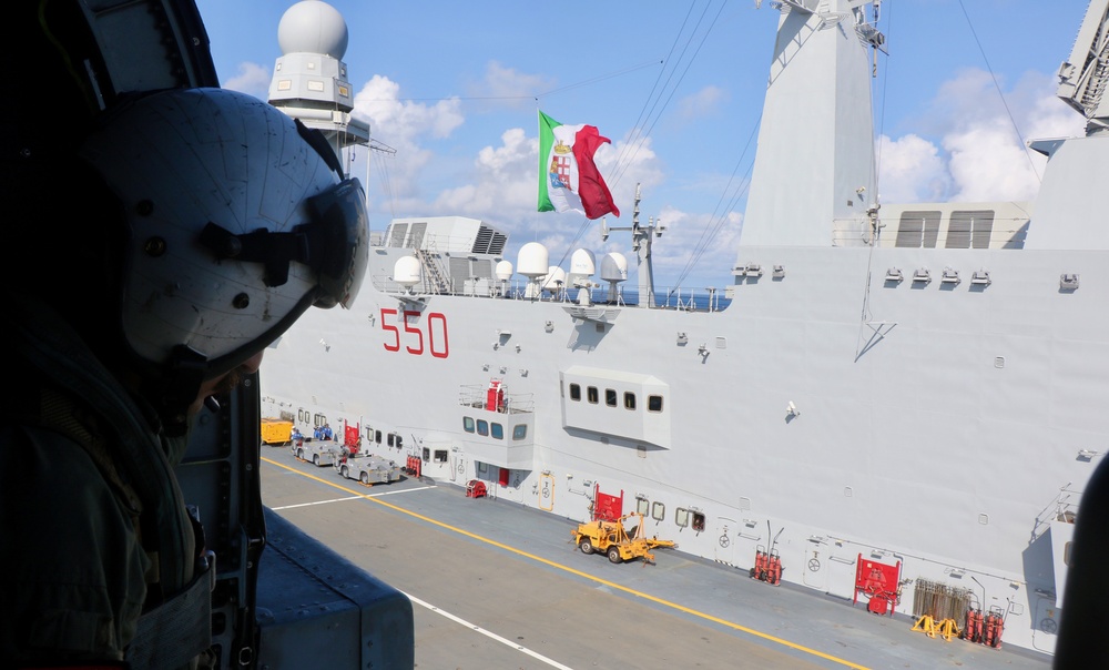 U.S., Italian Navies Conduct Bilateral Operations in South China Sea