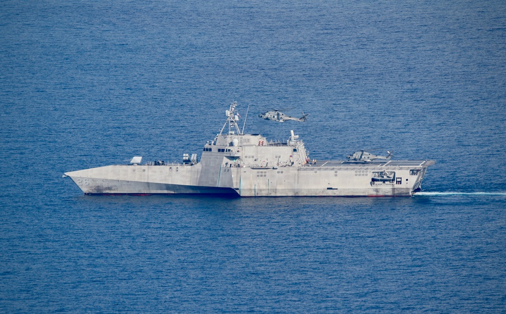 U.S., Italian Navies Conduct Bilateral Operations in South China Sea