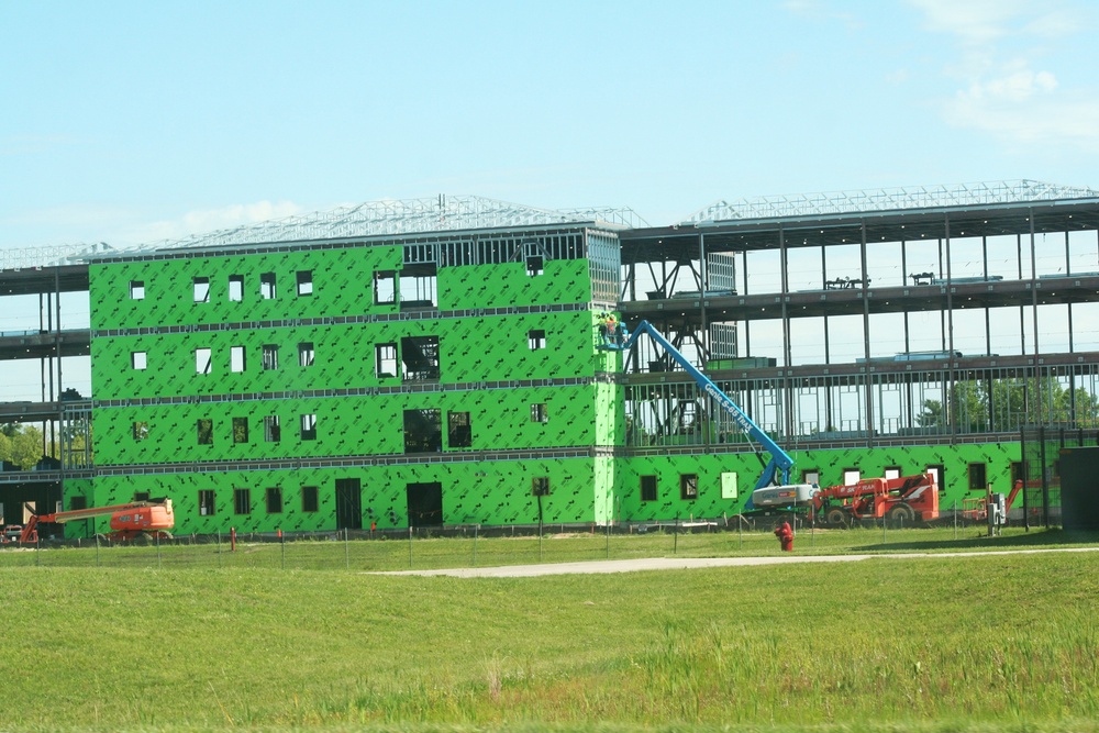 FY 2022-funded barracks project hits 25 percent completion mark at Fort McCoy as July 2024 construction ops continue at full steam