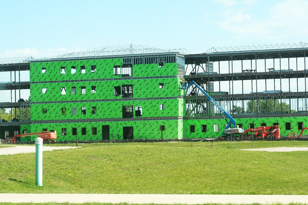 FY 2022-funded barracks project hits 25 percent completion mark at Fort McCoy as July 2024 construction ops continue at full steam