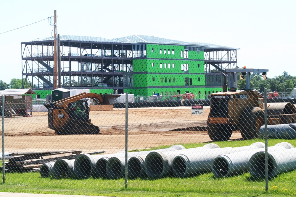 FY 2022-funded barracks project hits 25 percent completion mark at Fort McCoy as July 2024 construction ops continue at full steam