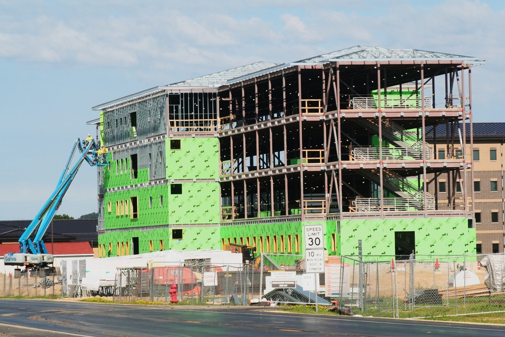 FY 2022-funded barracks project hits 25 percent completion mark at Fort McCoy as July 2024 construction ops continue at full steam