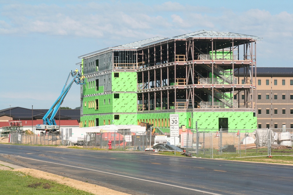 FY 2022-funded barracks project hits 25 percent completion mark at Fort McCoy as July 2024 construction ops continue at full steam