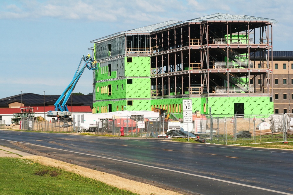 FY 2022-funded barracks project hits 25 percent completion mark at Fort McCoy as July 2024 construction ops continue at full steam