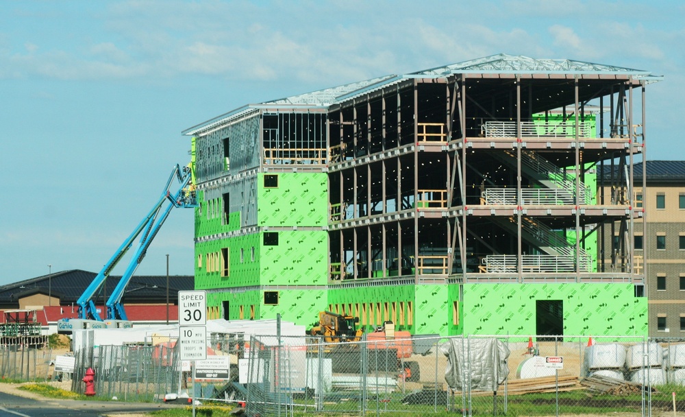 FY 2022-funded barracks project hits 25 percent completion mark at Fort McCoy as July 2024 construction ops continue at full steam