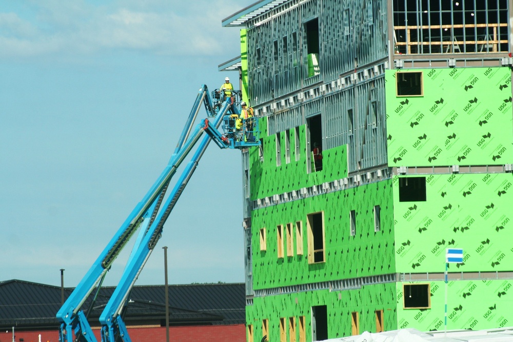 FY 2022-funded barracks project hits 25 percent completion mark at Fort McCoy as July 2024 construction ops continue at full steam