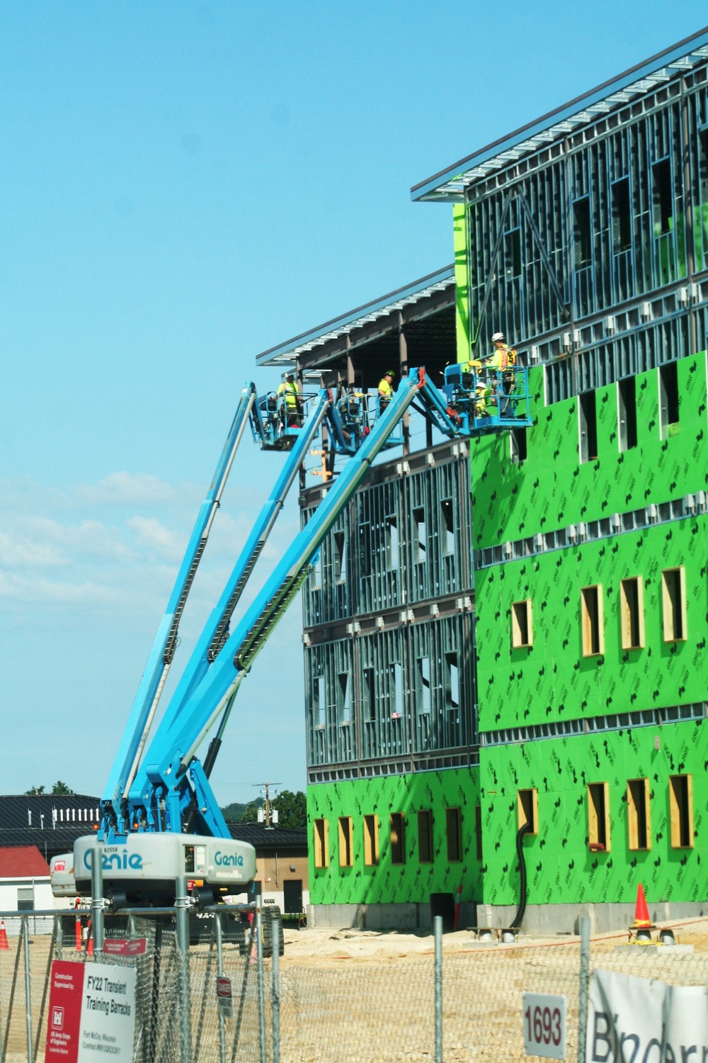 FY 2022-funded barracks project hits 25 percent completion mark at Fort McCoy as July 2024 construction ops continue at full steam