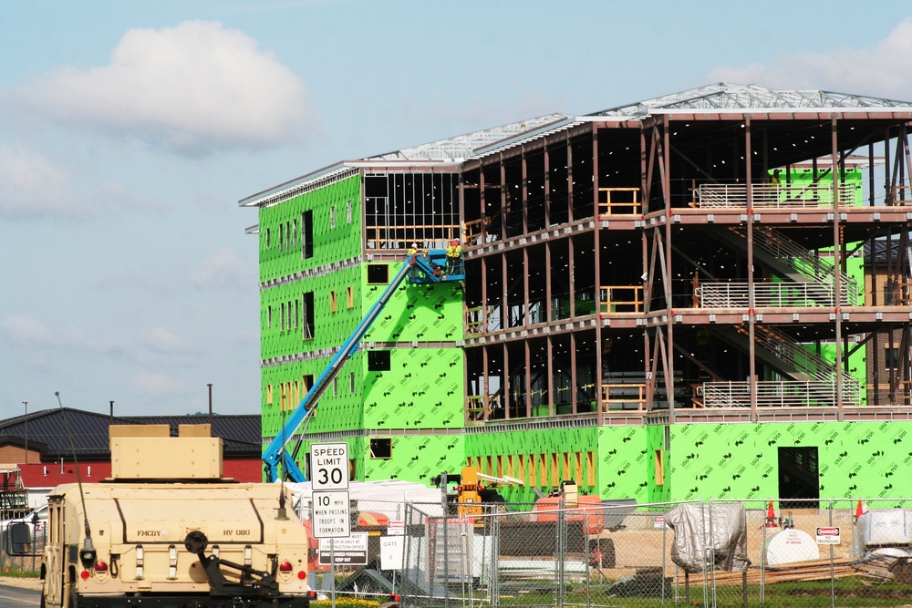 FY 2022-funded barracks project hits 25 percent completion mark at Fort McCoy as July 2024 construction ops continue at full steam