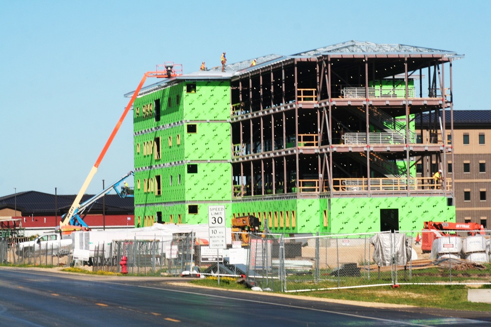 FY 2022-funded barracks project hits 25 percent completion mark at Fort McCoy as July 2024 construction ops continue at full steam