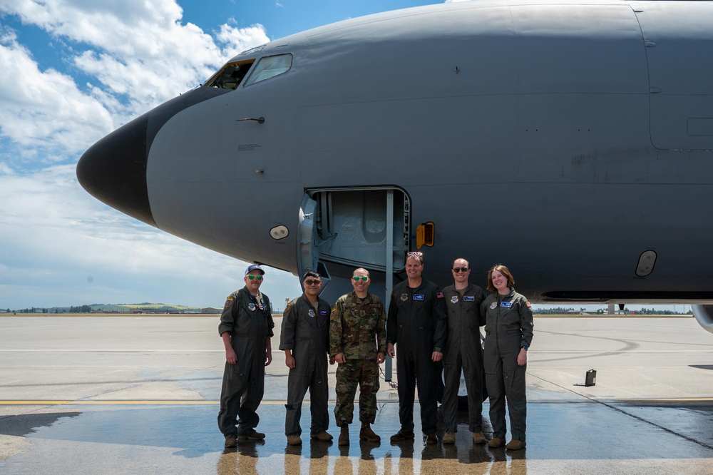 Team Fairchild Honors Col. Dycus and CMSgt. Arcuri's Final Flight