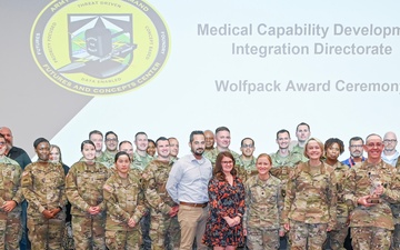 Medical Capability Development Integration Directorate presented with Army Medicine Wolf Pack Award