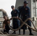 Abraham Lincoln Sailors fake down lines