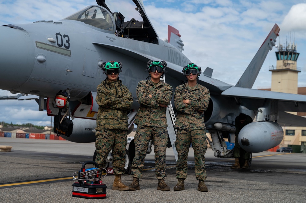 U.S. Marines participate in Arctic Defender 24