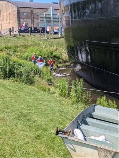 Coast Guard collaborates with local partners on pollution response in the St. Marys River