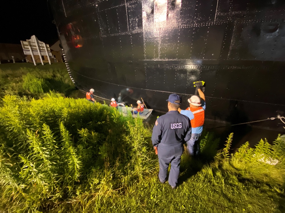 Coast Guard collaborates with local partners on pollution response in the St. Marys River