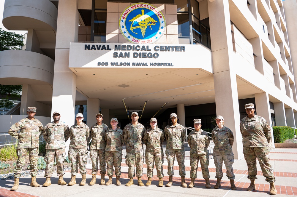 514th ASTS Provides Medical Care at Naval Medical Center San Diego