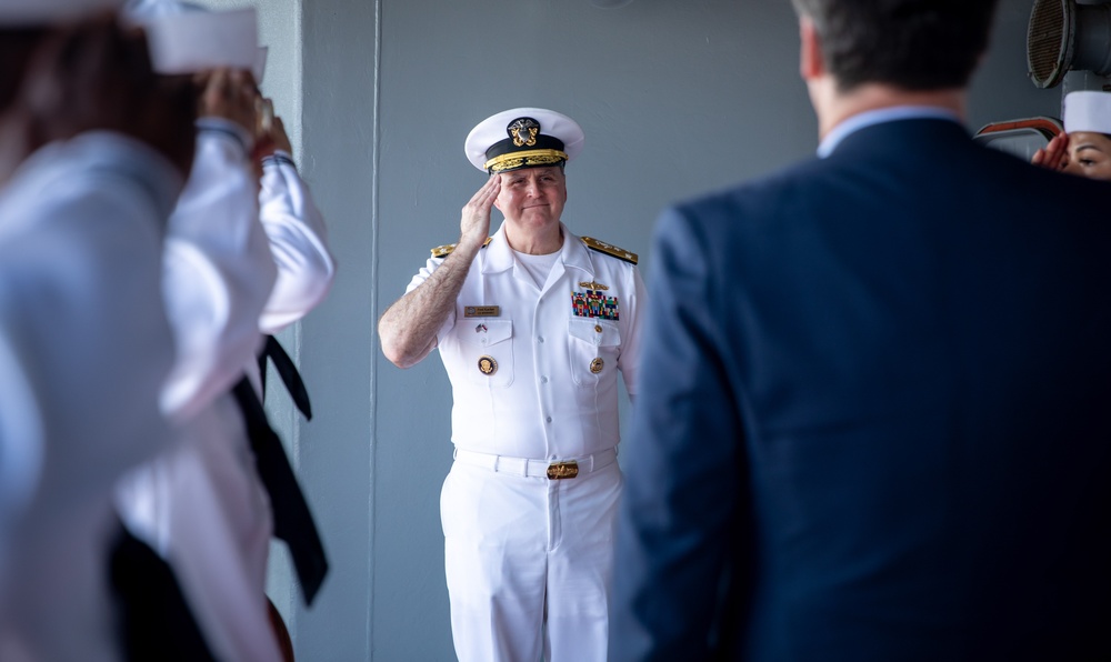 7th Fleet, Blue Ridge Team Host Reception in Singapore