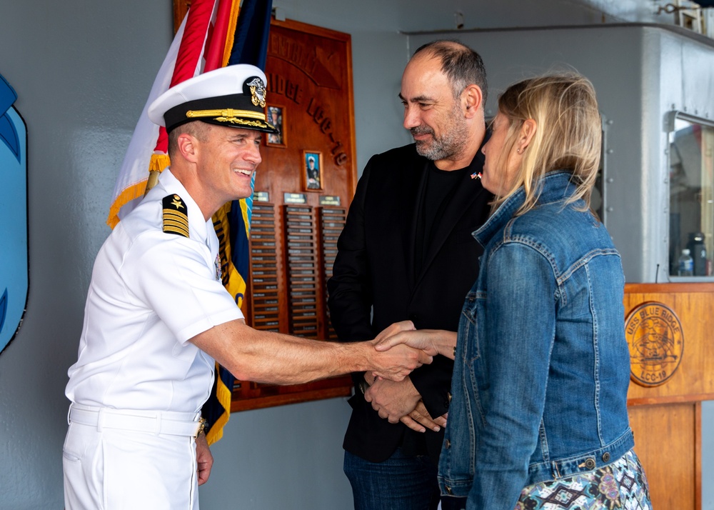 7th Fleet, Blue Ridge Team Host Reception in Singapore