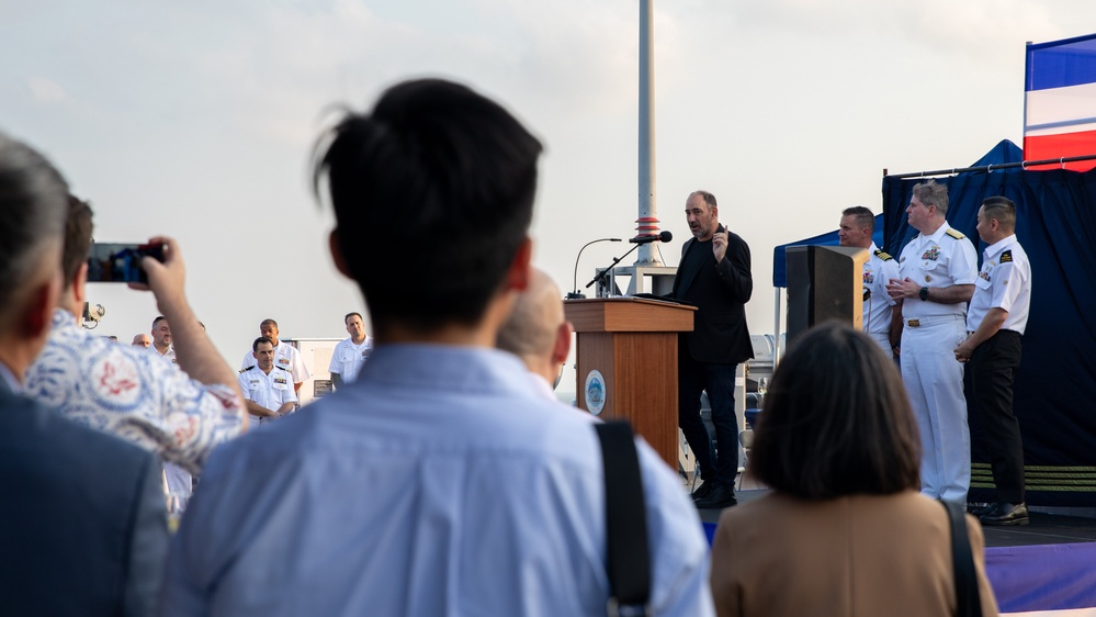 7th Fleet, Blue Ridge Team Host Reception in Singapore