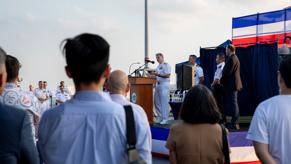 7th Fleet, Blue Ridge Team Host Reception in Singapore