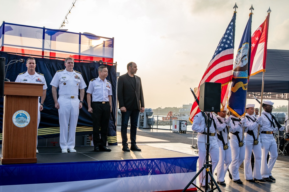 7th Fleet, Blue Ridge Team Host Reception in Singapore