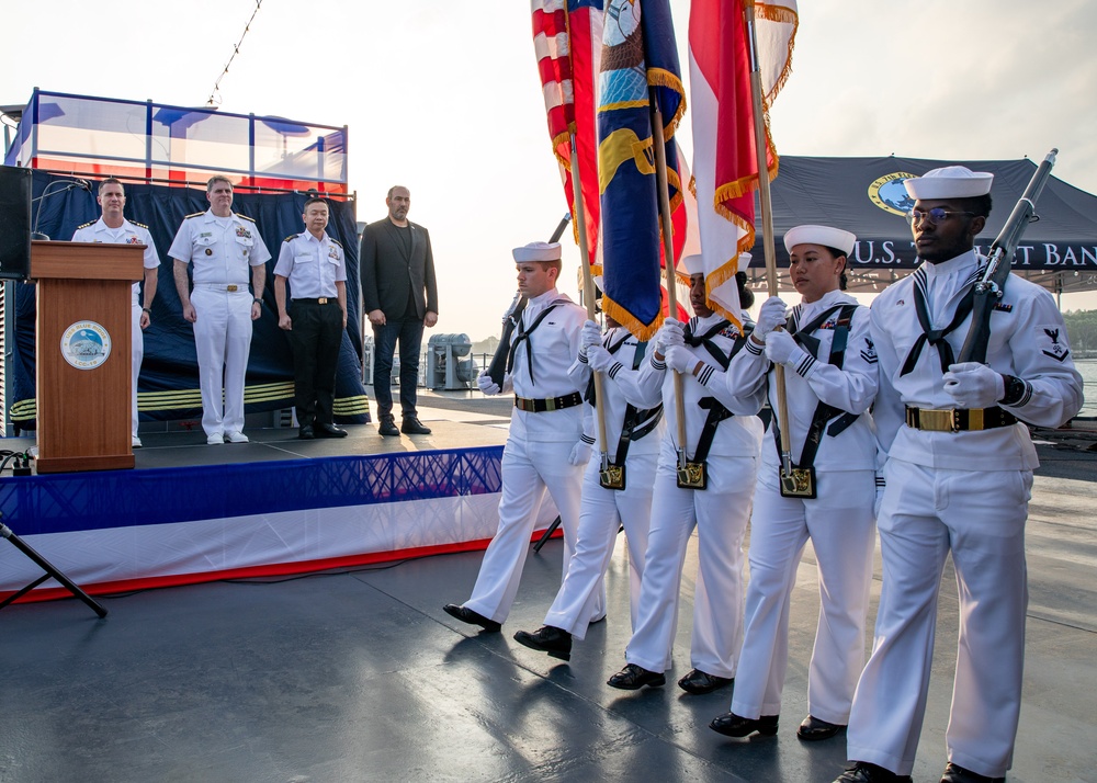 7th Fleet, Blue Ridge Team Host Reception in Singapore