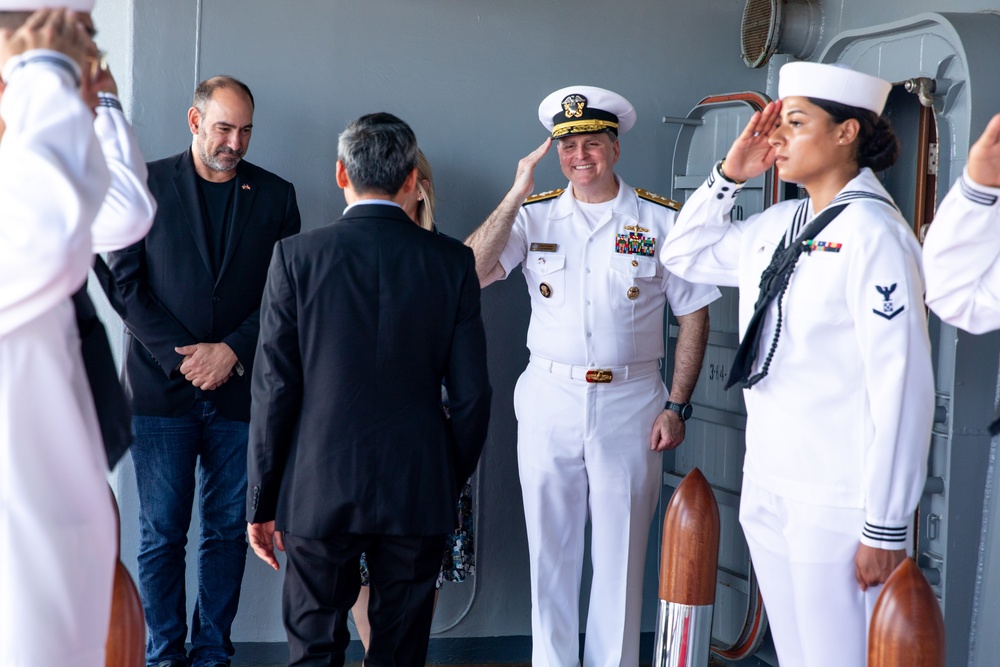 7th Fleet, Blue Ridge Team Host Reception in Singapore