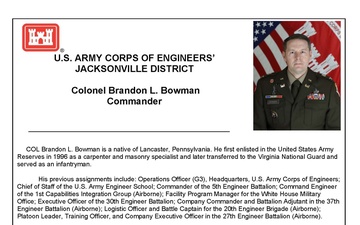 USACE Jacksonville District Change of Command 2024