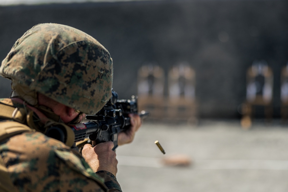 3/12 Marines Increase Their Combat Marksmanship Skills During Short Bay and Unknown Distance Live-Fire Ranges