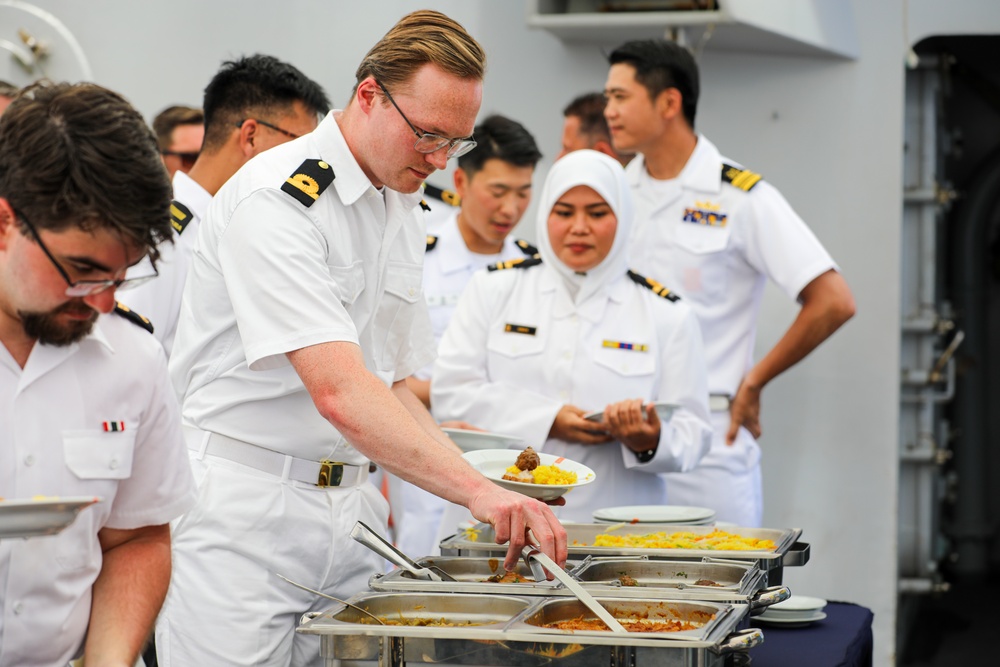 Royal Netherlands Navy hosts partner nations aboard HNLMS Tromp during RIMPAC 2024