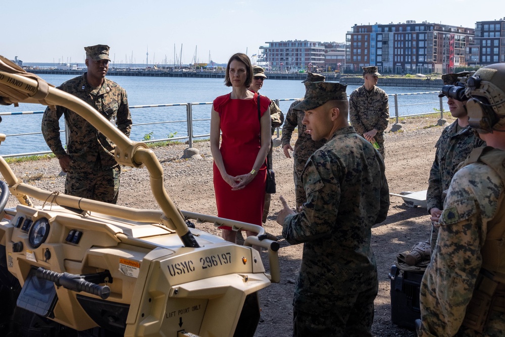 Marines with MRC Demonstrate Capabilities to Distinguished Visitors