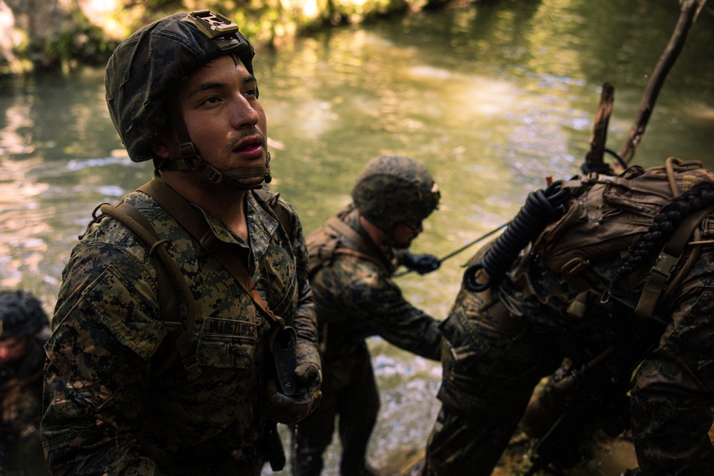 12th MLR Marines Take on the E-Course at JWTC