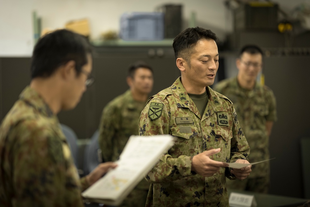 5th ANGLICO and JGSDF | Receive Exercise Confirmation Brief