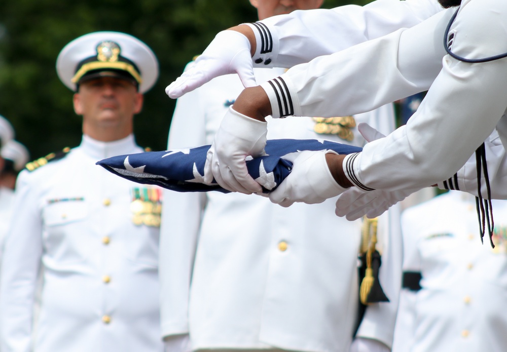 Funeral for U.S. Navy S2c Challis R. James