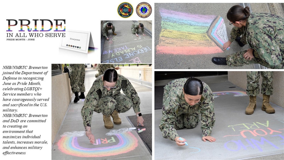 Chalking up Pride at NHB/NMRTC Bremerton