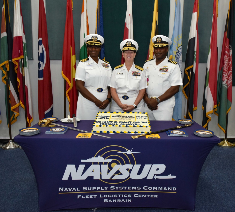 NAVSUP FLC Bahrain Conducts Change of Command