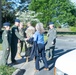 Major General Derin S. Durham from 4th Air Force visits 916th Air Refueling Wing