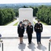 Members of the Sea Services Leadership Association Visit Arlington National Cemetery