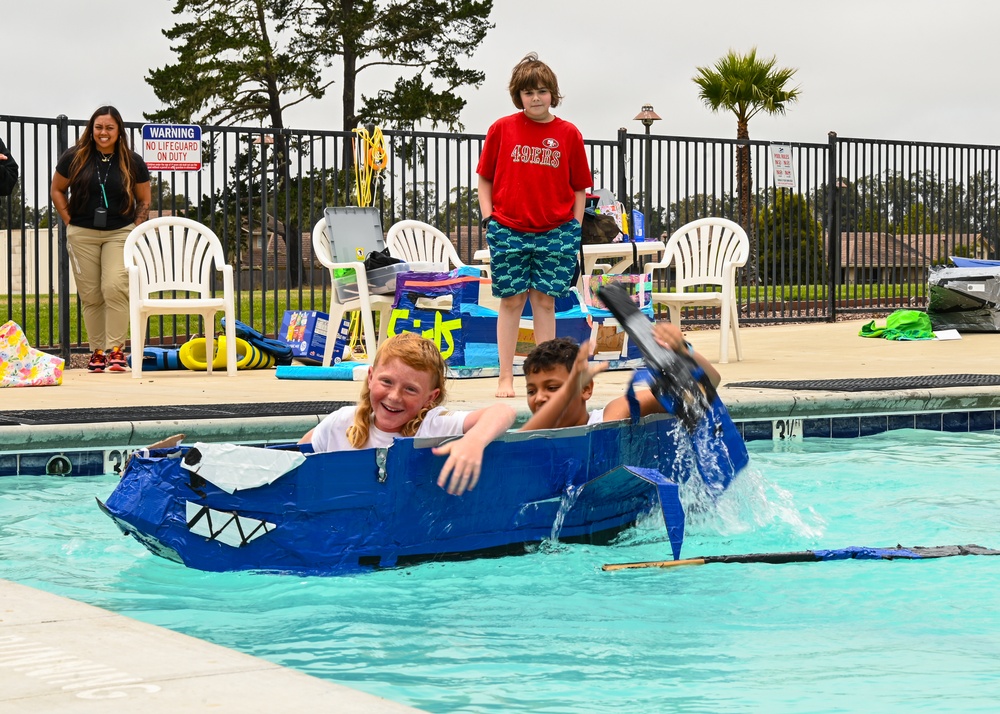 30th Force Support Squadron Youth Program Jr. Cardboard Boat Regatta 2024