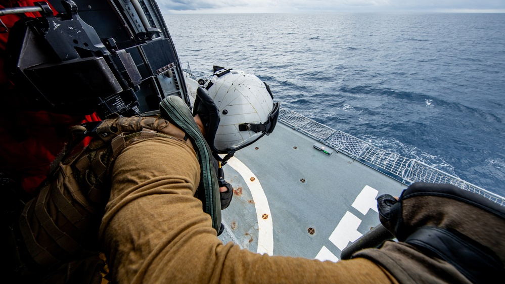 George Washington supports Colombian navy with flight deck qualifications