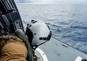 George Washington supports Colombian navy with flight deck qualifications