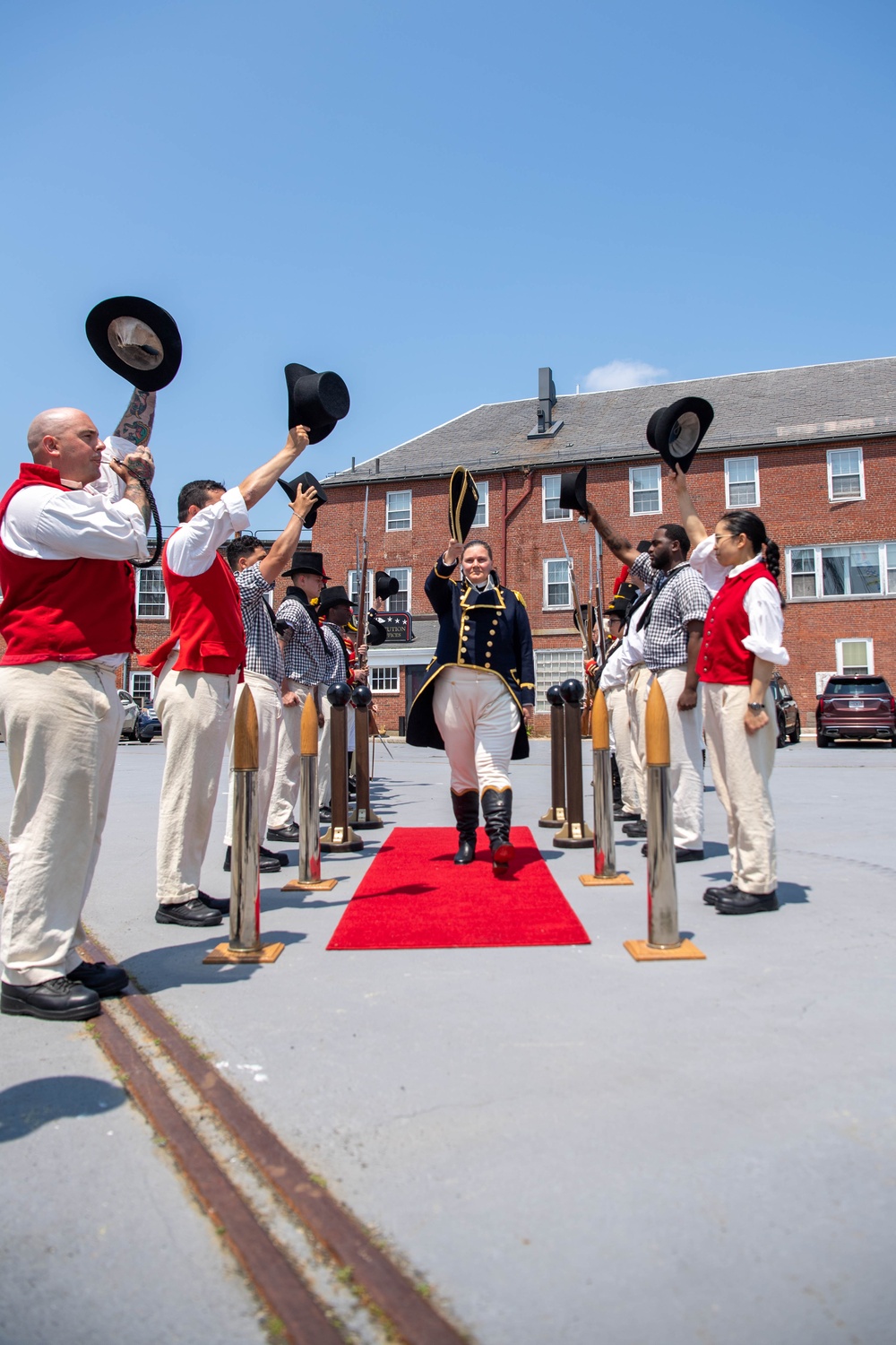 USS Constitution Holds Change of Command Ceremony