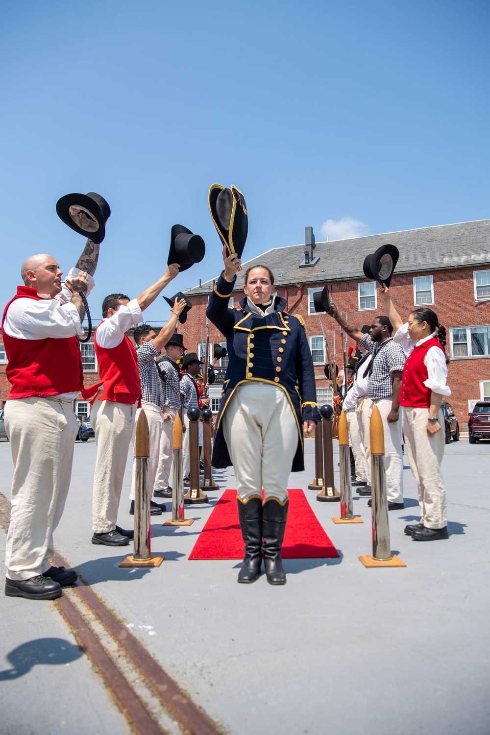 USS Constitution Holds Change of Command Ceremony