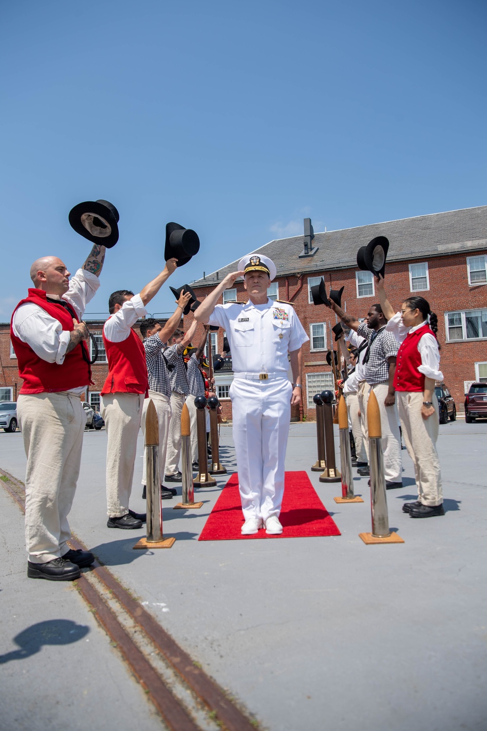 USS Constitution Holds Change of Command Ceremony