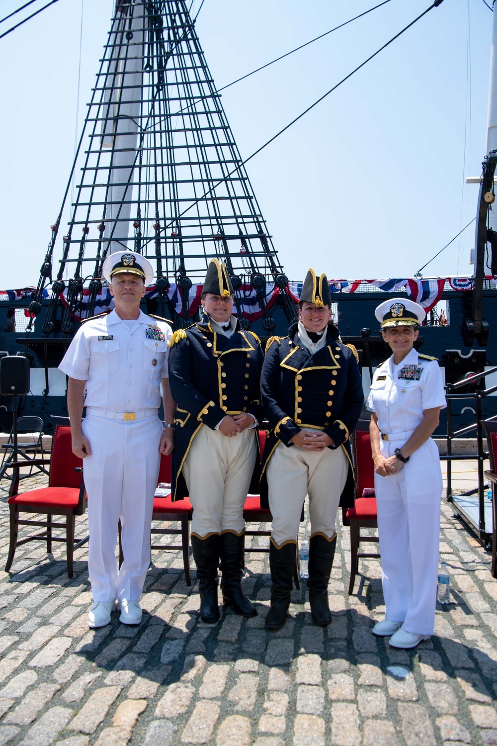 USS Constitution Holds Change of Command Ceremony